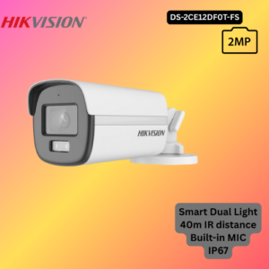 Hikvision DS-2CE12DF0T-FS 2MP ColorVu Audio Camera